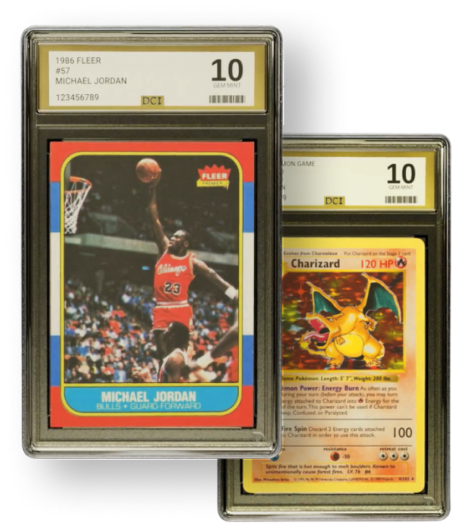 Michael Jordan and Charizard card